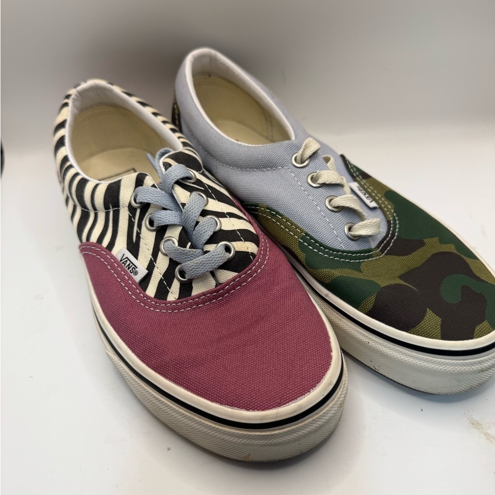 Vans rare Mismatched casual skate shoes‎ W7 M5.5